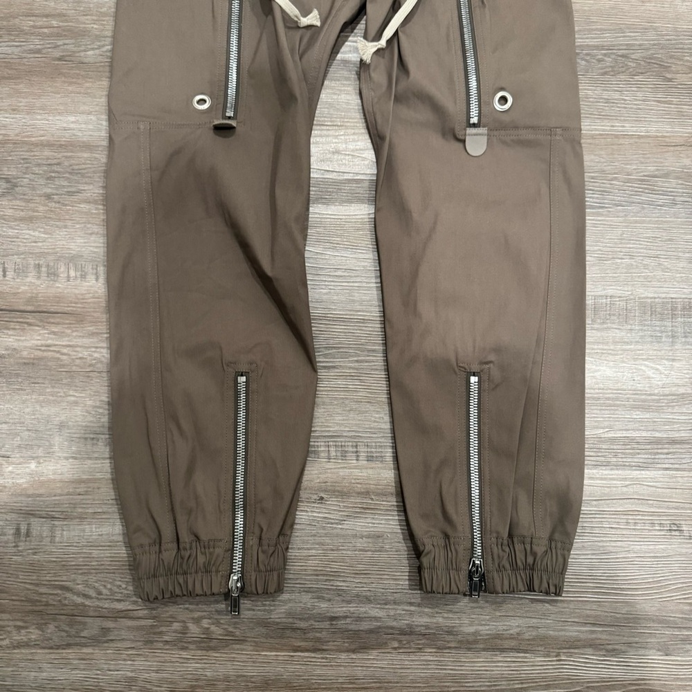 Rick Owens Bauhaus Cargo Drawstring Pants in Dust - Picture 7 of 15